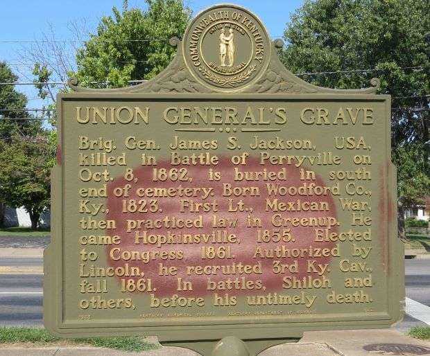UNION GENERAL’S GRAVE MEMORIAL MARKER