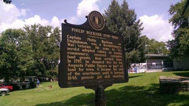 PHILIP BUCKNER REVOLUTIONARY WAR SOLDIERS MEMORIAL MARKER