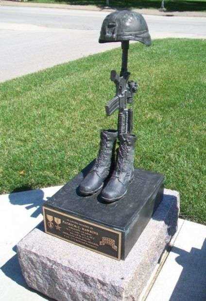 PATRICK C. HAWKINS BATTLEFIELD CROSS MEMORIAL