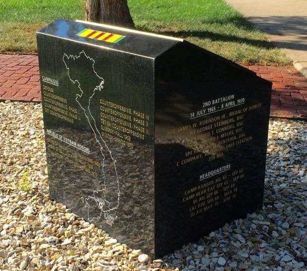 16TH INFANTRY REGIMENT VIETNAM WAR MEMORIAL SIDES B & C