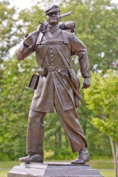 UNITED STATES COLORED TROOPS CIVIL WAR MEMORIAL STATUE