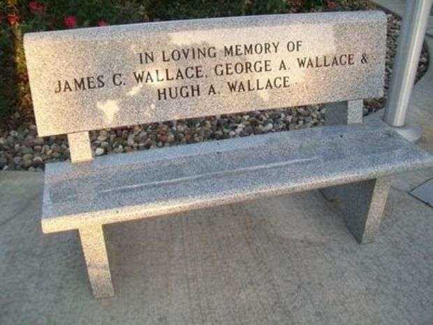 PLEASANT HILL CEMETERY WAR VETERANS MEMORIAL BENCH C