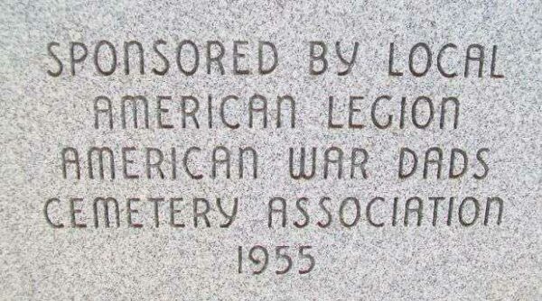 PLEASANT HILL CEMETERY WAR VETERANS MEMORIAL STONE B
