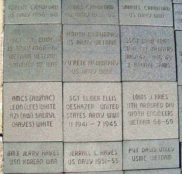 DEFENDERS OF FREEDOM VETERANS MEMORIAL PAVERS