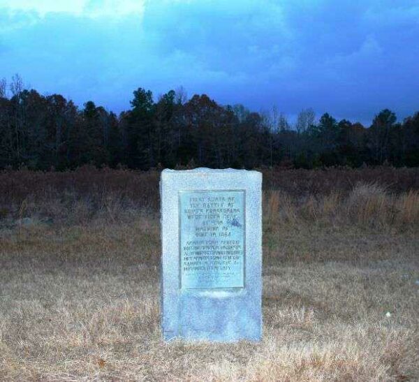 FIRST SHOTS OF THE BATTLE OF BRICE’S CROSSROADS MEMORIAL
