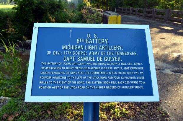 U.S. 8TH BATTERY, MICHIGAN LIGHT ARTILLERY MEMORIAL PLAQUE II