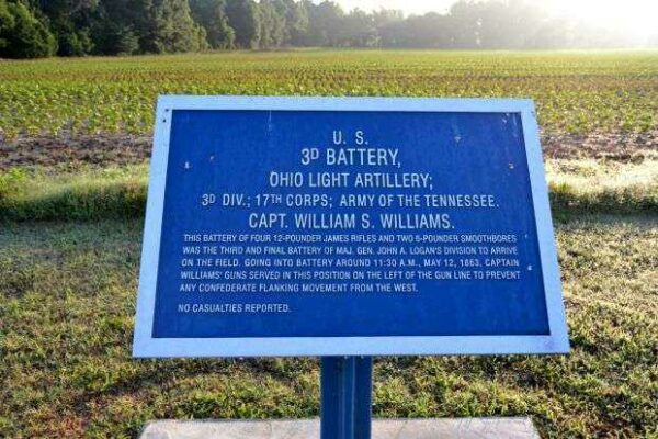 U.S. 3D BATTERY, OHIO LIGHT ARTILLERY MEMORIAL PLAQUE