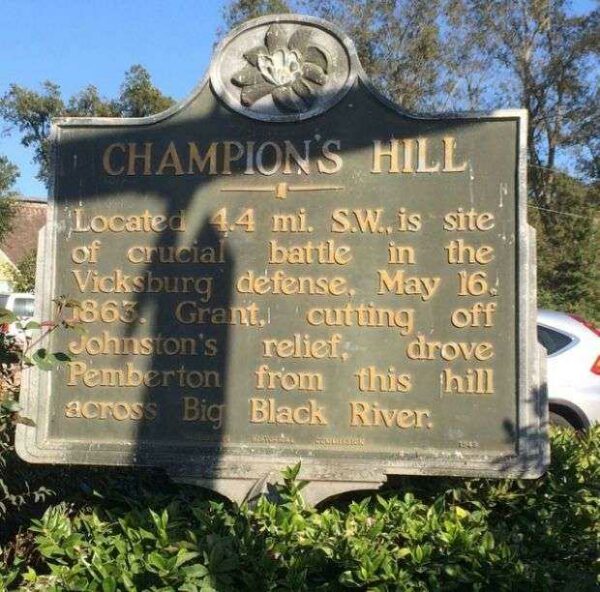 CHAMPION’S HILL WAR MEMORIAL MARKER