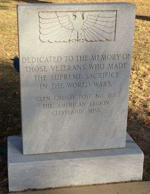 CLEVELAND, MISS. WORLD WARS VETERANS MEMORIAL