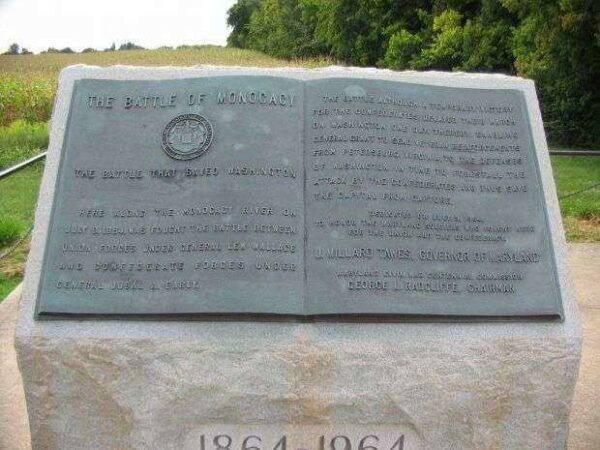 THE BATTLE OF MONOCACY WAR MEMORIAL