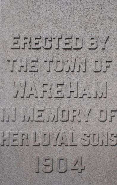 WAREHAM WAR VETERANS MEMORIAL DEDICATION STONE