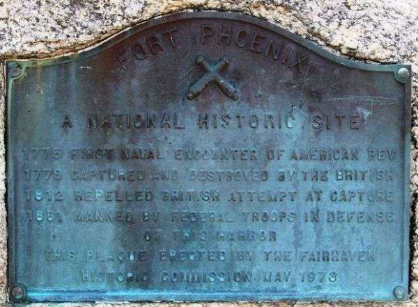 FORT PHOENIX WAR MEMORIAL PLAQUE