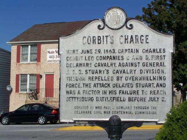 CORBIT’S CHARGE WAR MEMORIAL MARKER