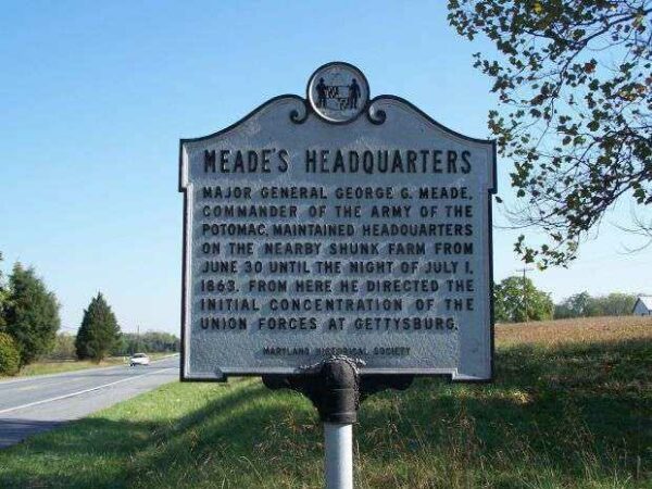 MEADE’S HEADQUARTERS WAR MEMORIAL MARKER