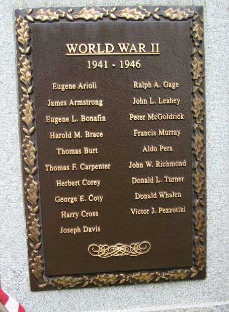 JAMES BURT VETERANS MEMORIAL PARK PLAQUE B