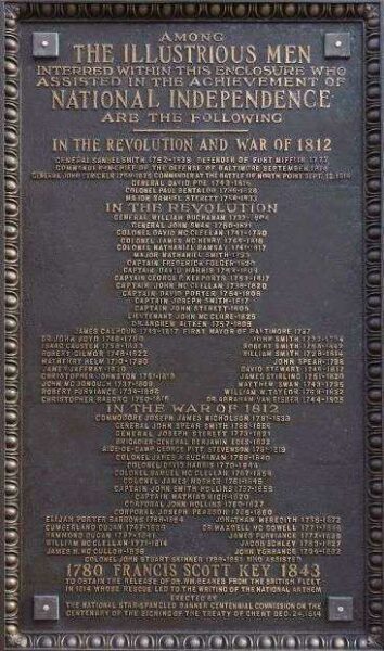THE ILLUSTRIOUS MEN WAR MEMORIAL PLAQUE