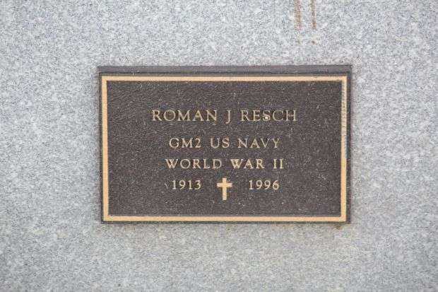 ROMAN J RESCH MEMORIAL CEMETERY STONE