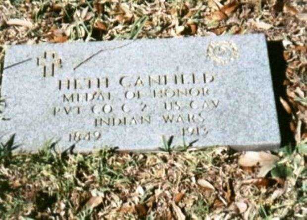HEATH CANFIELD MEDAL OF HONOR GRAVESTONE