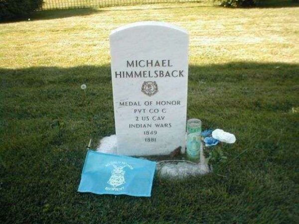 MICHAEL HIMMELSBACK MEDAL OF HONOR GRAVESTONE