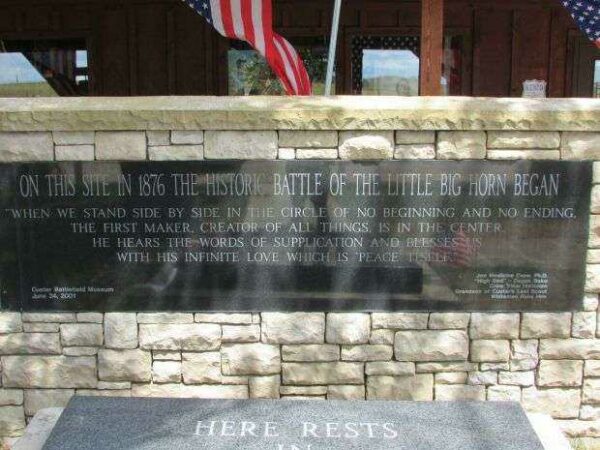 BATTLE OF THE LITTLE BIG HORN TOMB OF THE UNKNOWN SOLDIER STONE A