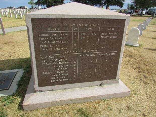 BEAR PAW MONUMENT 1881 SIDE C