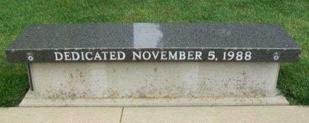 SEDALIA VIETNAM WAR MEMORIAL BENCH B