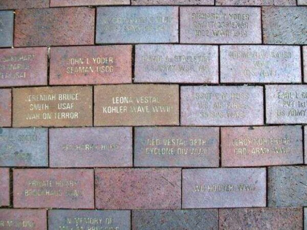 JOHNSON COUNTY WAR VETERANS MEMORIAL PAVERS