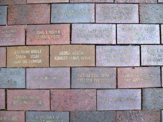JOHNSON COUNTY WAR VETERANS MEMORIAL PAVERS