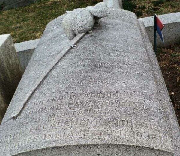 2ND LIEUT. JONATHAN WILLIAMS BIDDLE MEMORIAL CEMETERY STONE B
