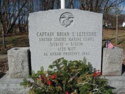 CAPTAIN BRIAN S. LETENDRE MEMORIAL