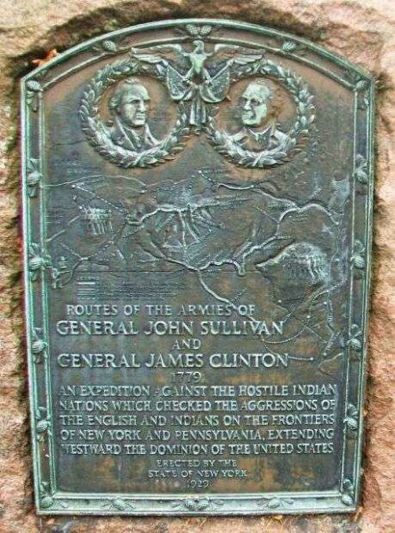PAINTED POST ROUTES OF THE ARMIES OF GENERAL JOHN SULLIVAN AND GENERAL JAMES CLINTON MEMORIAL