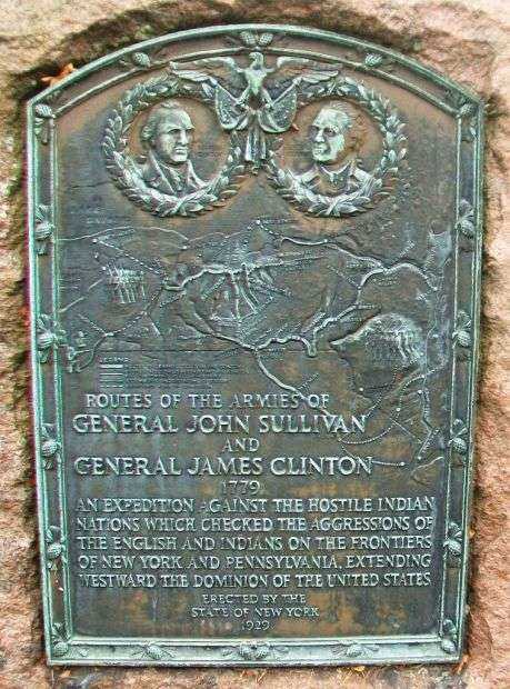 PAINTED POST ROUTES OF THE ARMIES OF GENERAL JOHN SULLIVAN AND GENERAL JAMES CLINTON MEMORIAL