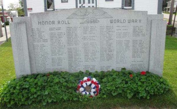 LISBON WORLD WAR II HONOR ROLL MEMORIAL