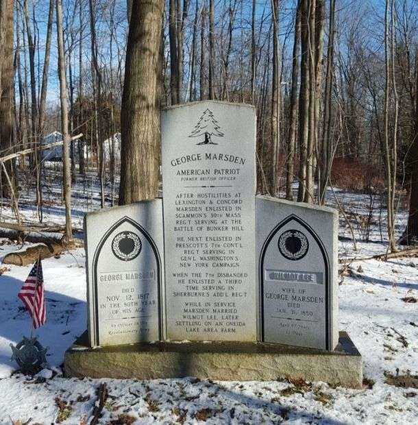 GEORGE MARSDEN AMERICAN PATRIOT MEMORIAL
