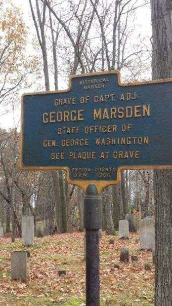 CAPT. ADJ. GEORGE MARSDEN WAR MEMORIAL MARKER