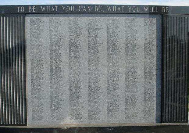 NIAGARA FALLS VETERANS MEMORIAL HONOR ROLL PANEL F