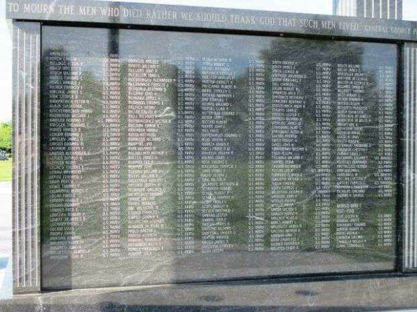 NIAGARA FALLS VETERANS MEMORIAL HONOR ROLL PANEL C