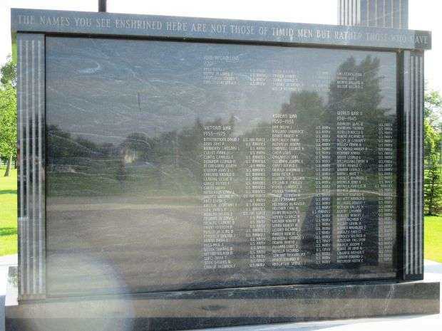 NIAGARA FALLS VETERANS MEMORIAL HONOR ROLL PANEL A
