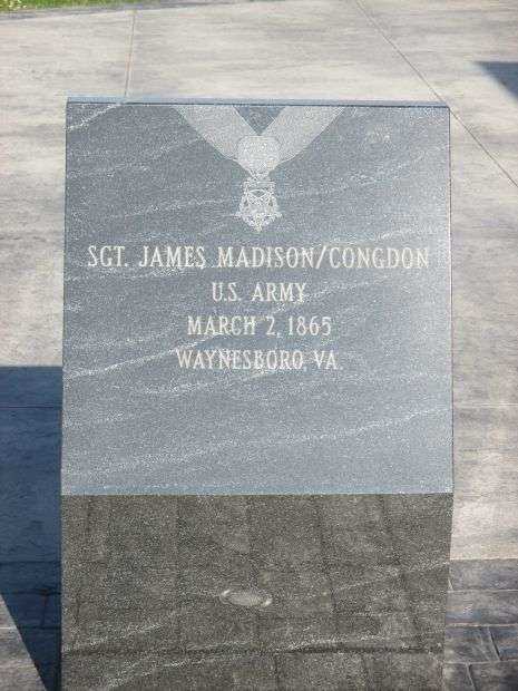 NIAGARA FALLS VETERANS MEMORIAL MEDAL OF HONOR STONE C
