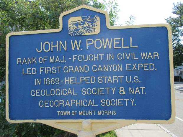 JOHN W. POWELL WAR MEMORIAL MARKER