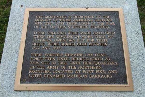 MONUMENT TO AMERICAN WAR DEAD OF THE WAR OF 1812