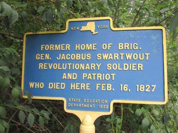 GEN. JACOBUS SWARTWOUT REVOLUTIONARY SOLDIER MEMORIAL MARKER