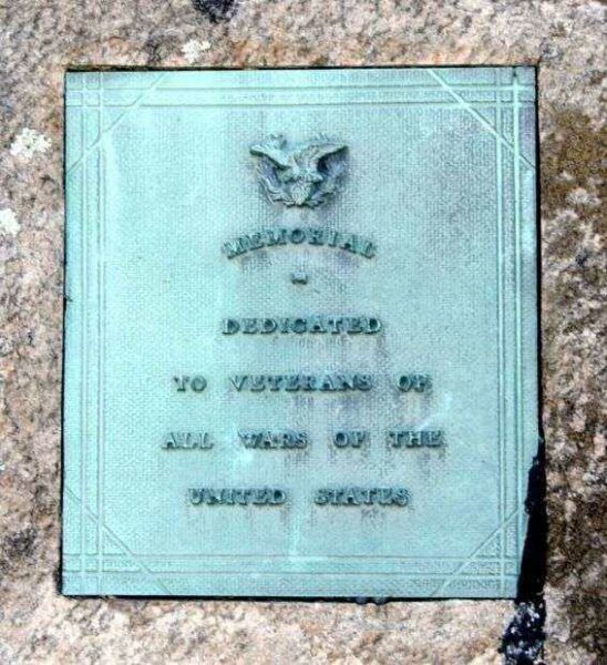 WOODLAWN NATIONAL CEMETERY VETERANS OF ALL WARS MEMORIAL PLAQUE