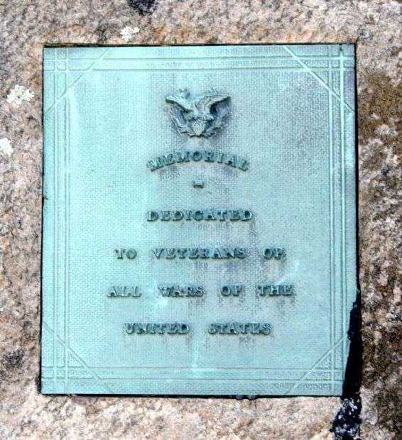 WOODLAWN NATIONAL CEMETERY VETERANS OF ALL WARS MEMORIAL PLAQUE