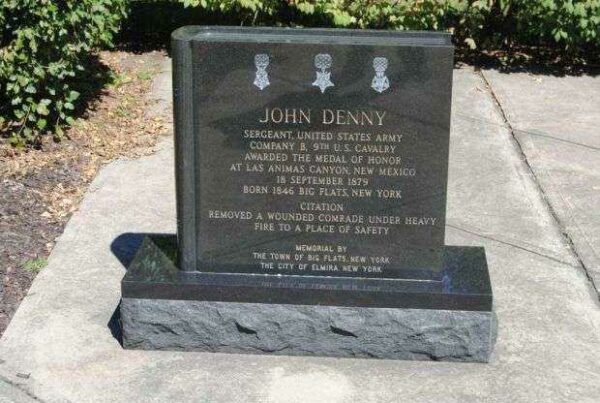 JOHN DENNY MEDAL OF HONOR WAR MEMORIAL