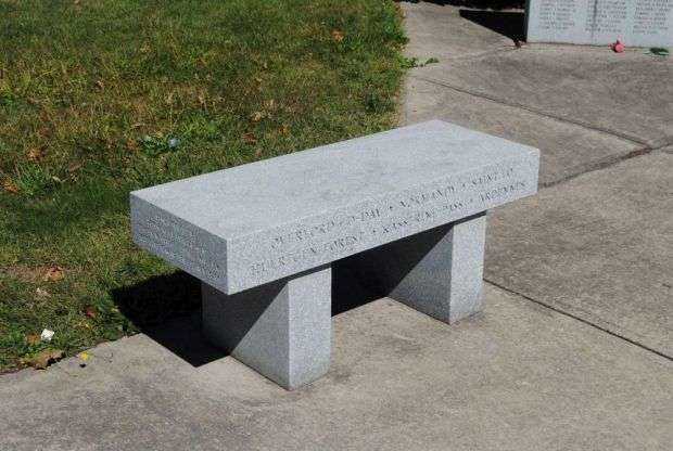 CHEMUNG COUNTY WORLD WAR II MEMORIAL BENCH D