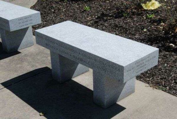 CHEMUNG COUNTY WORLD WAR II MEMORIAL BENCH B