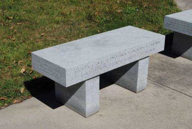 CHEMUNG COUNTY WORLD WAR II MEMORIAL BENCH A