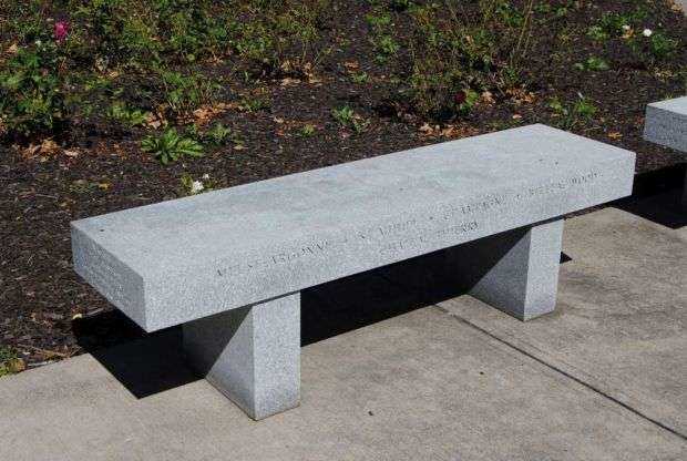 CHEMUNG COUNTY WORLD WAR I MEMORIAL BENCH A