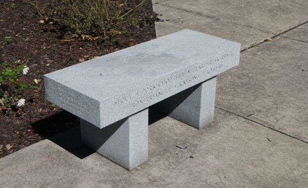CHEMUNG COUNTY KOREA AND VIETNAM MEMORIAL BENCH D